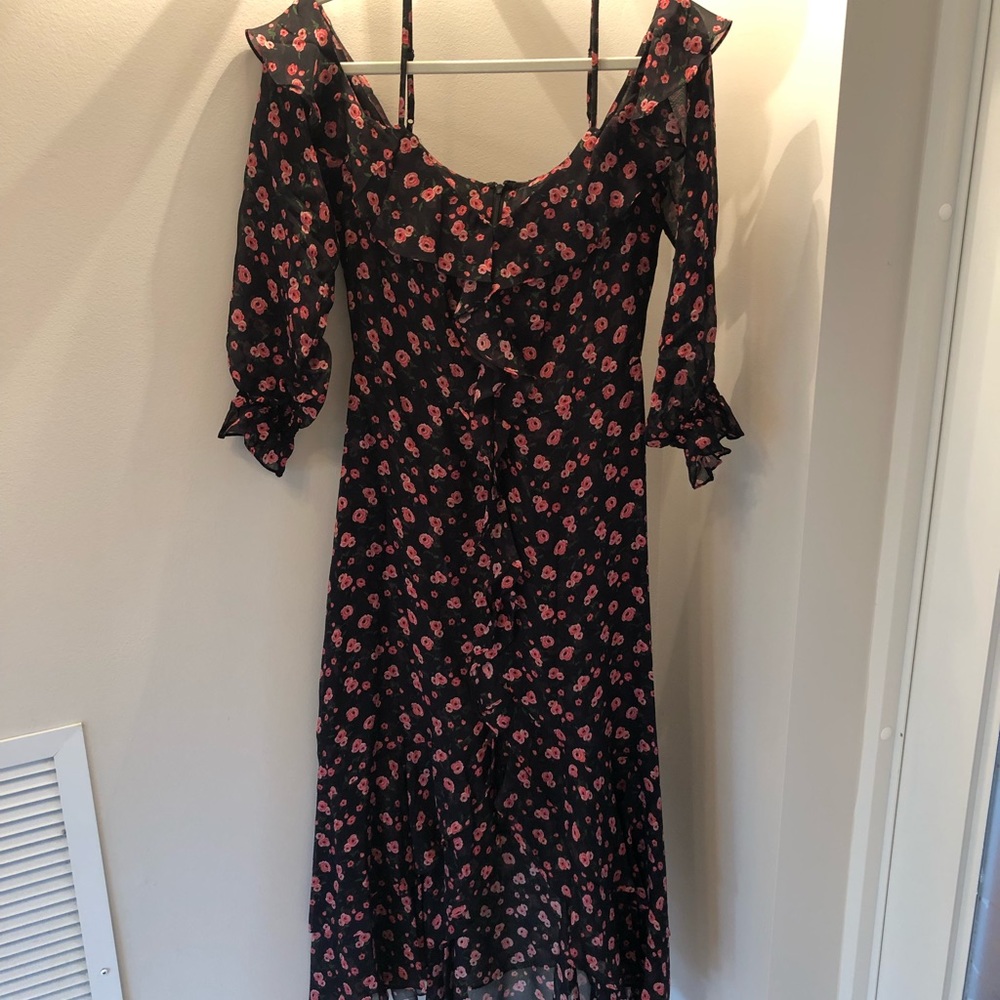 Intermix Cold Shoulder Dress - Picture 3 of 5